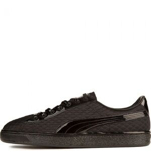 Puma Men's Quilted Black Sneakers